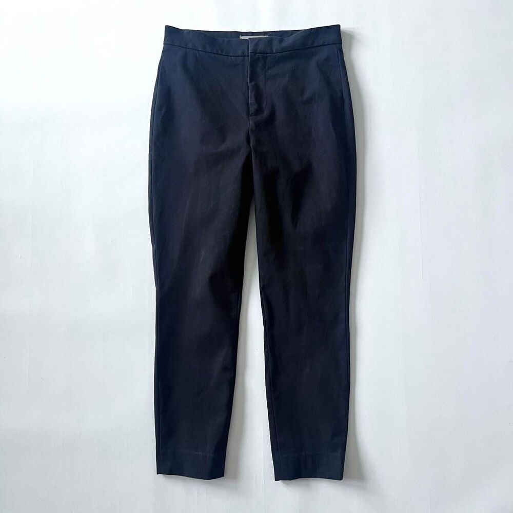 Everlane Fixed-waist stretch cotton pants in black